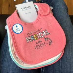 One size girl bibs